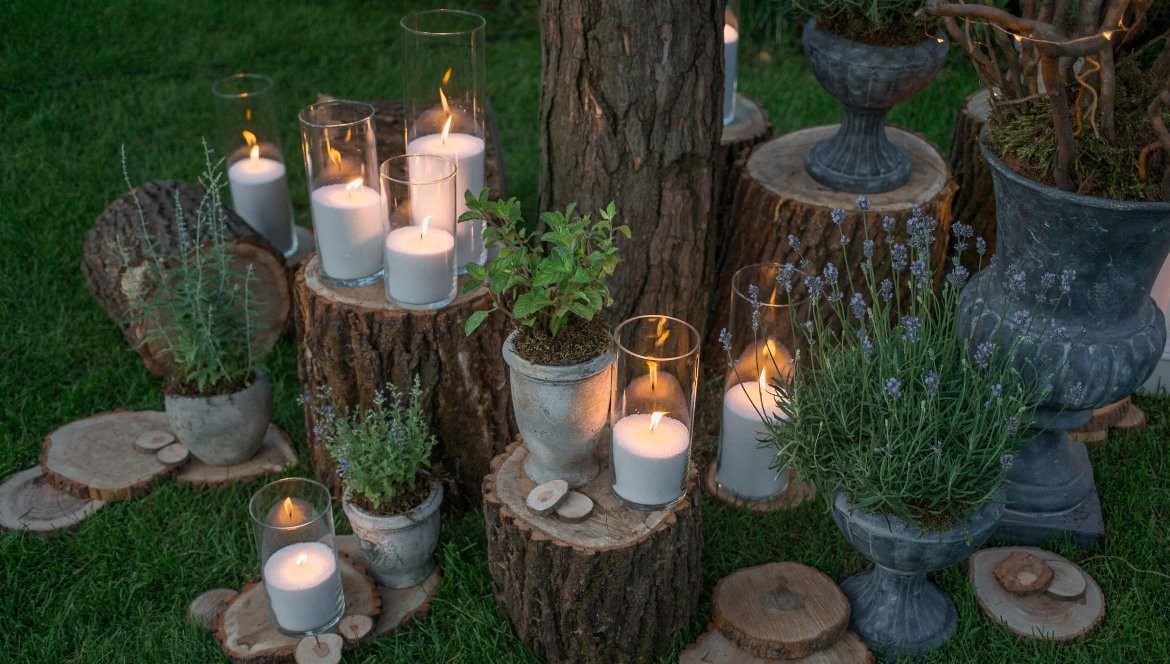 Decorazioni con Vasi Cilindrici in Vetro | Idee Fai da Te